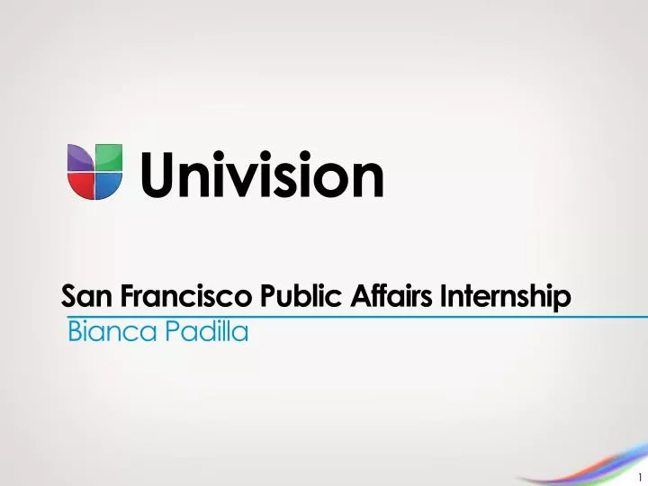 san francisco public affairs internship