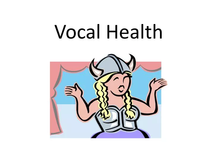 vocal health