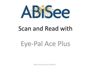 Scan and Read with