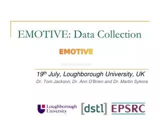 EMOTIVE: Data Collection