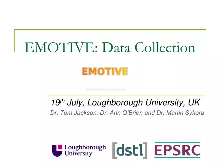emotive data collection