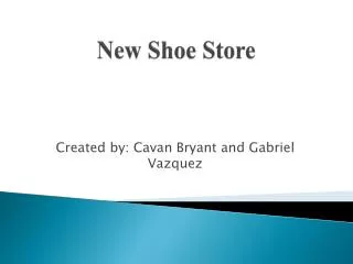 New Shoe Store