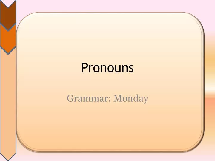 pronouns