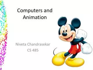 Computers and Animation