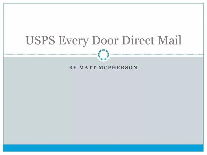 usps every door direct mail