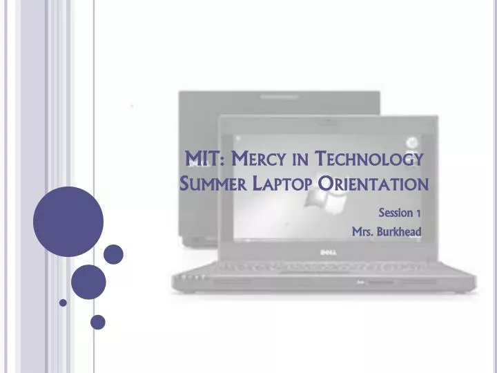 mit mercy in technology summer laptop orientation