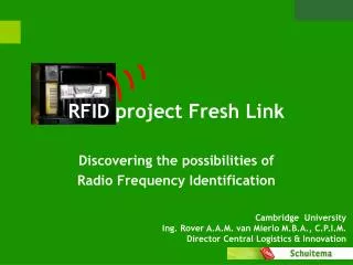 RFID project Fresh Link