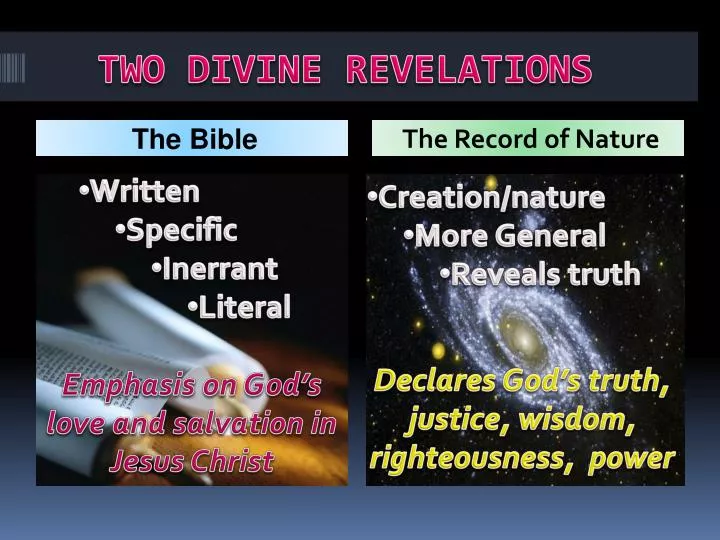 two divine revelations