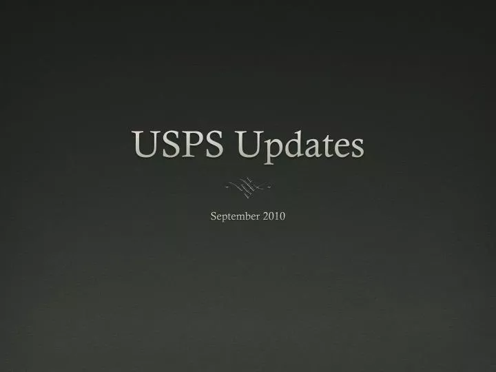 usps updates