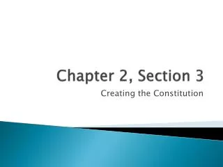 Chapter 2, Section 3