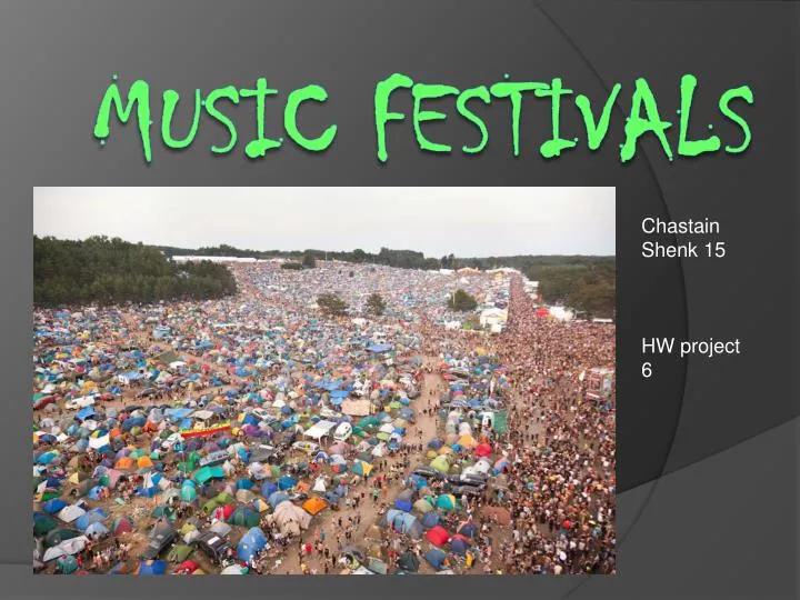 music festivals