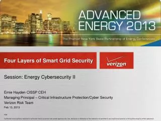 Four Layers of Smart Grid Security