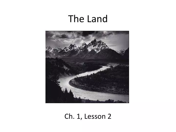 the land