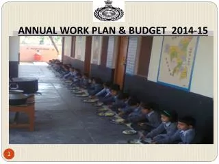 ANNUAL WORK PLAN &amp; BUDGET 2014-15