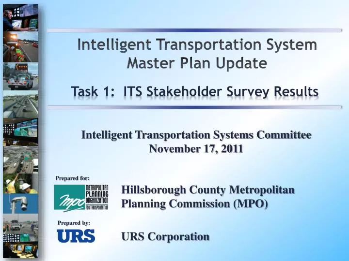 intelligent transportation system master plan update