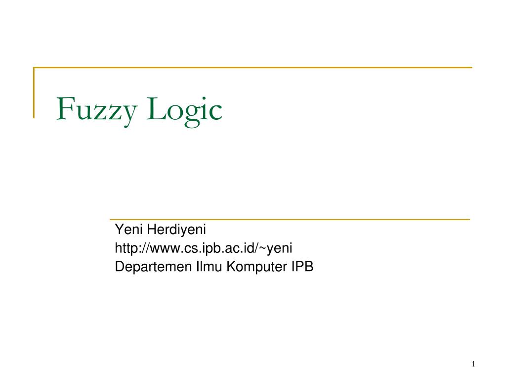 PPT - Fuzzy Logic PowerPoint Presentation, free download - ID:1857083