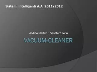 Vacuum-cleaner