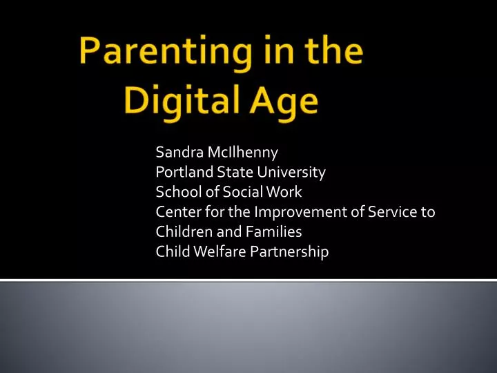 parenting in the digital age