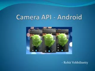 Camera API - Android
