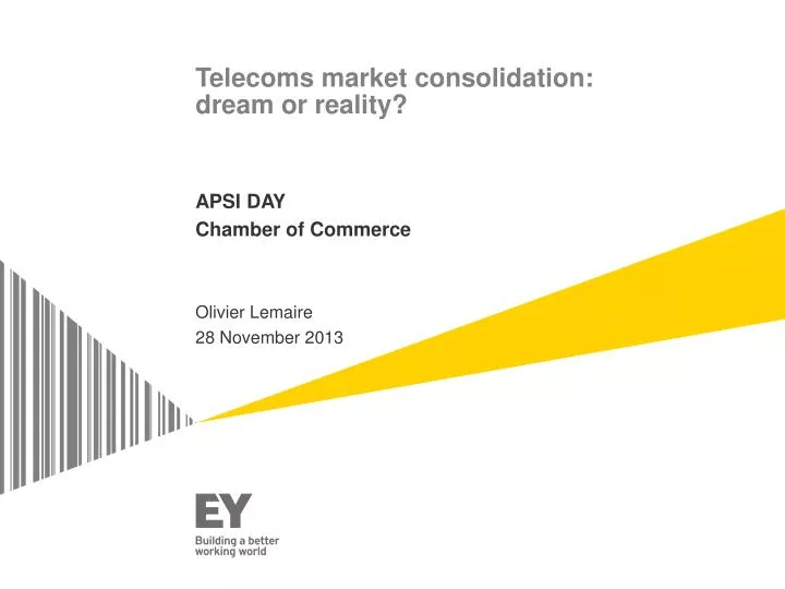 telecoms market consolidation dream or reality