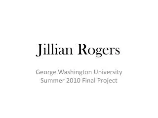 Jillian Rogers