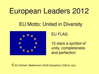 European Leaders 2012