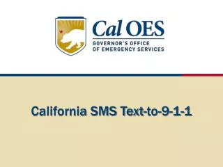California SMS Text-to-9-1-1