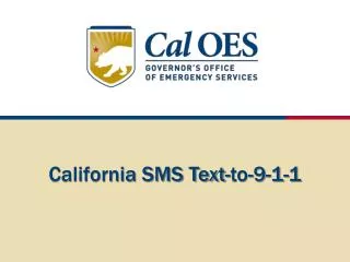 california sms text to 9 1 1