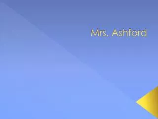 Mrs. Ashford