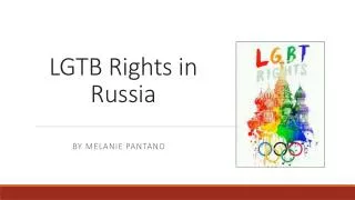 LGTB Rights in Russia