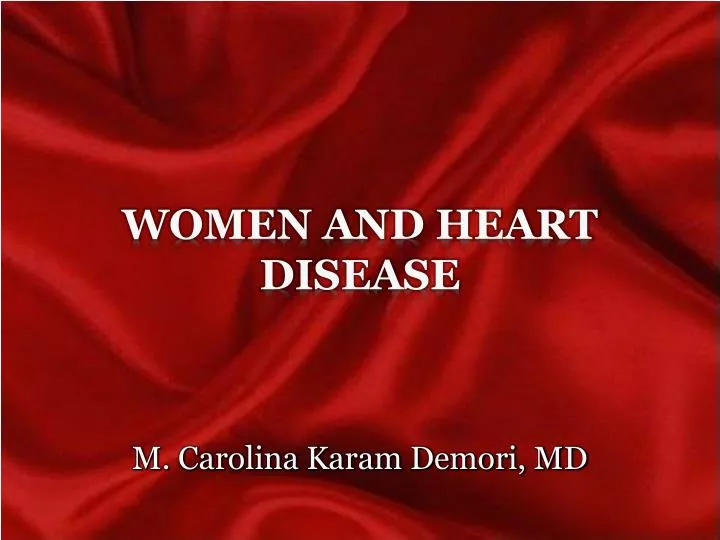 women and heart disease