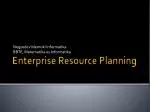 Enterprise Resource Planning - slide 1