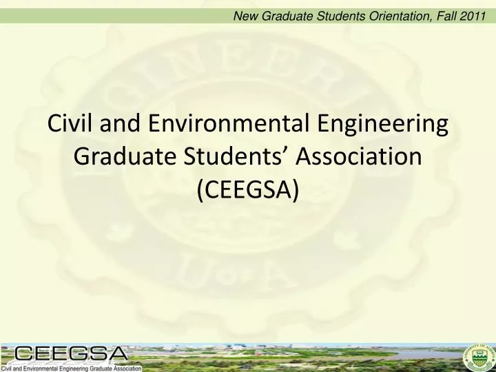 civil and environmental engineering graduate students association ceegsa