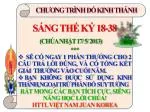 SÁNG THẾ KÝ 18-38 (CHÚA NHẬT 17/ 5/ 2013) *** - slide 1