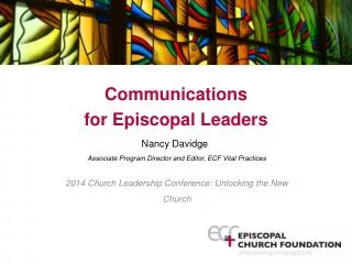 Communications for Episcopal Leaders