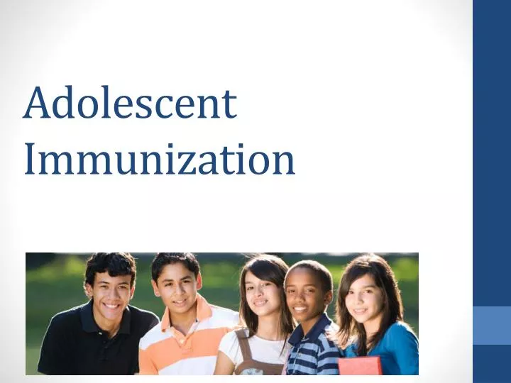 adolescent immunization