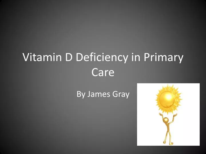 vitamin d deficiency in primary care