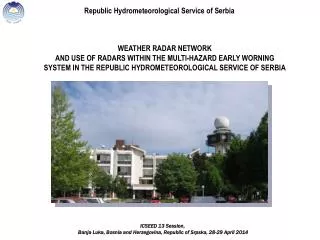 Republic Hydrometeorological Service of Serbia