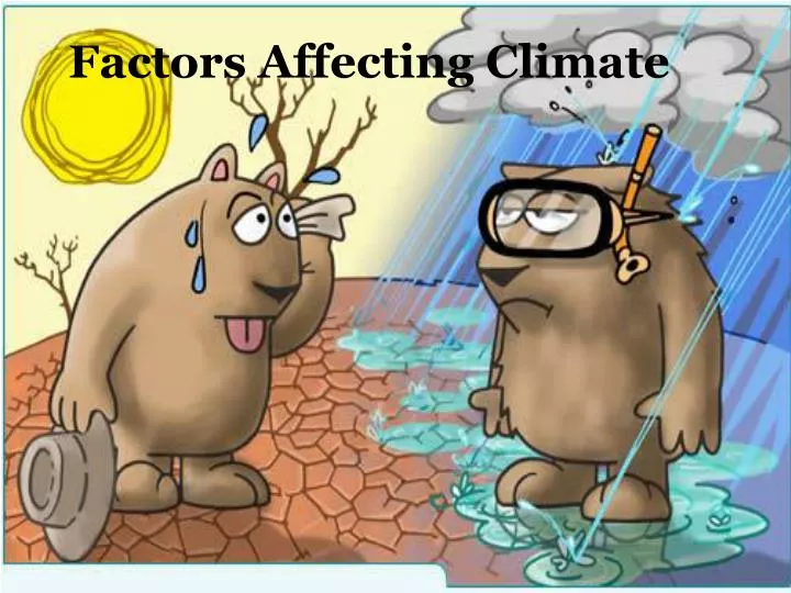 factors affecting climate