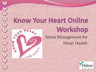 Know Your Heart Online Workshop