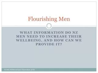 Flourishing Men