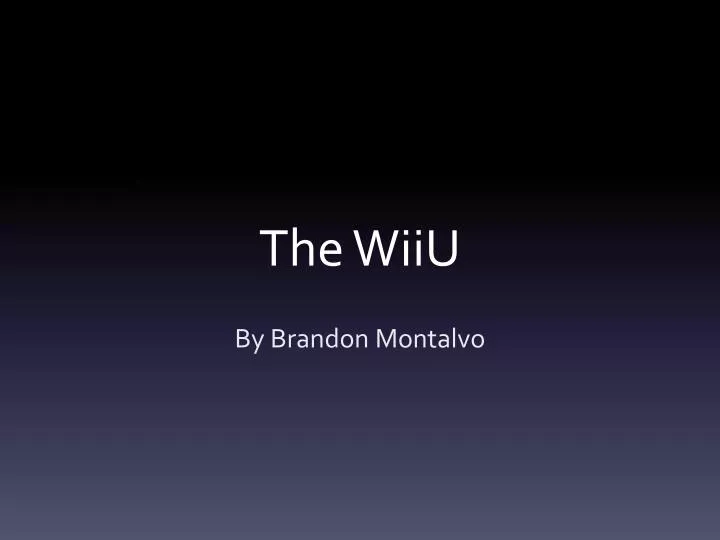 the wiiu