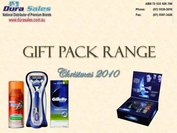 gift pack range