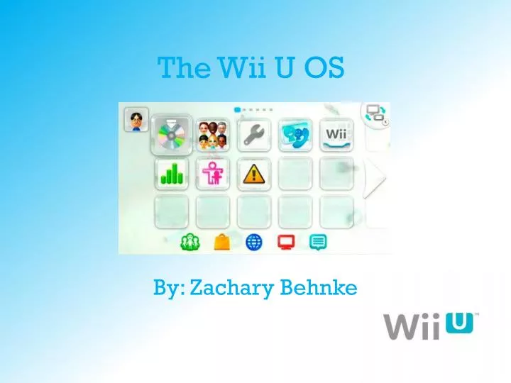 the wii u os