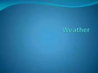 weather