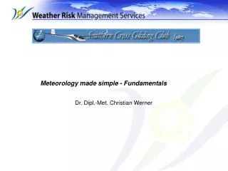 Meteorology made simple - Fundamentals