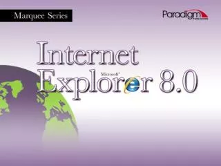 1.1	 Understand Internet Terminology 1.1	 Open Internet Explorer 1.1	 Internet Explorer Window