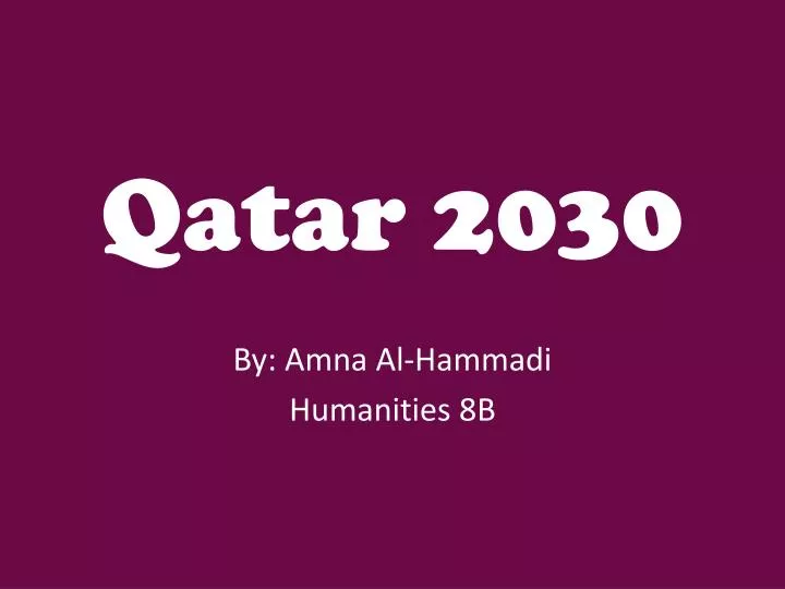 qatar 2030