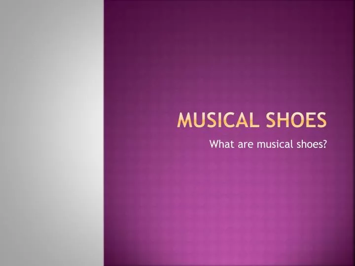 musical shoes