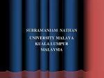 SUBRAMANIAM NATHAN - slide 1